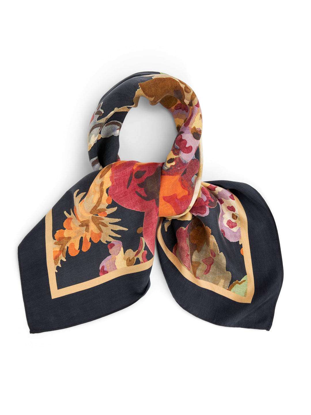 The Ritz Black Silk Multi | Accessories | Smuk - Dameklær på nett