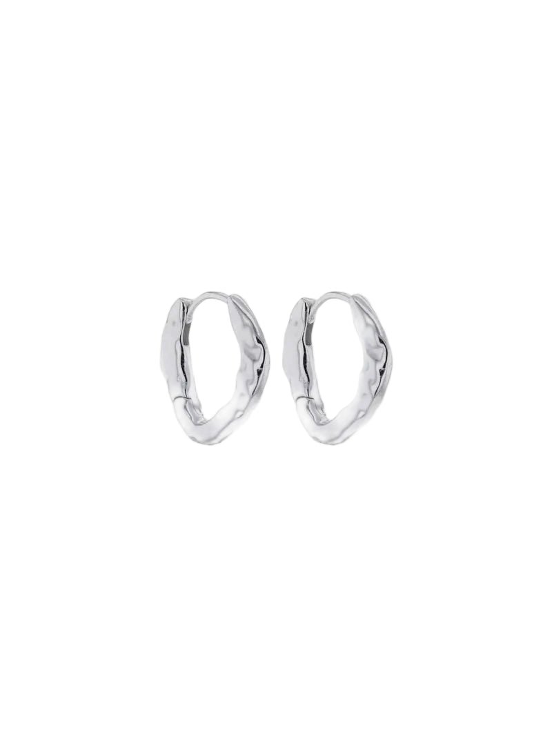The Small Triangle Hoops Silver | Accessories | Smuk