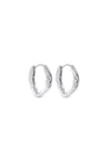 The Small Triangle Hoops Silver