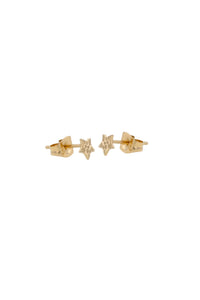 The Tiny Star Earrings Gold