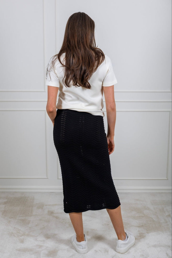 The Wave Liva Skirt Black | Skjørt | Smuk - Dameklær på nett