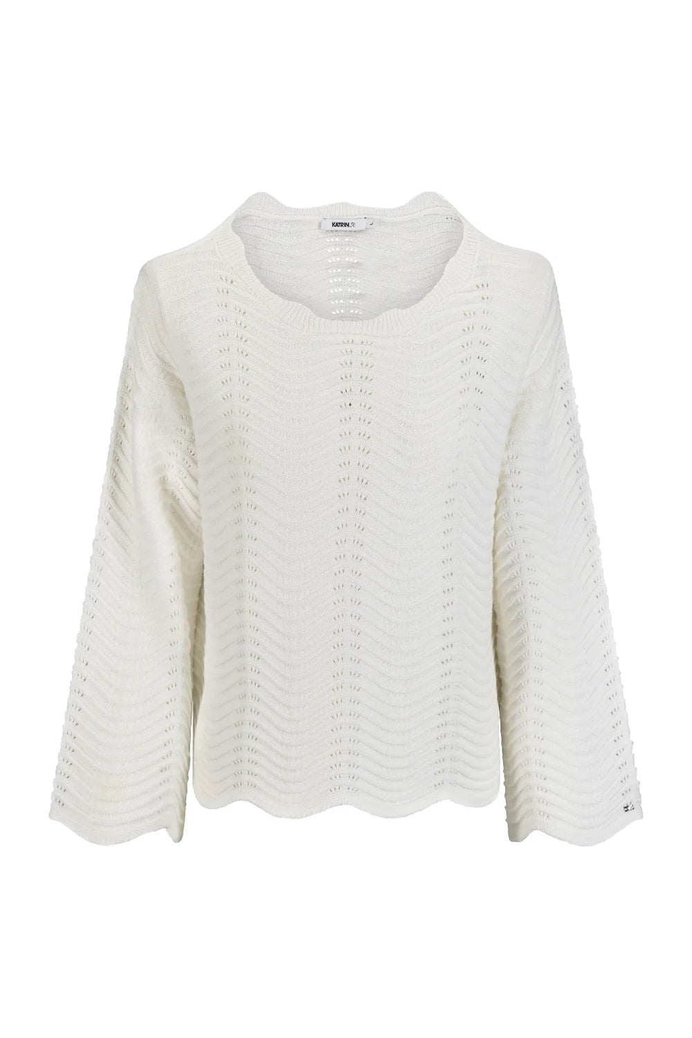 The Wave Riviera Pullover White | Genser | Smuk