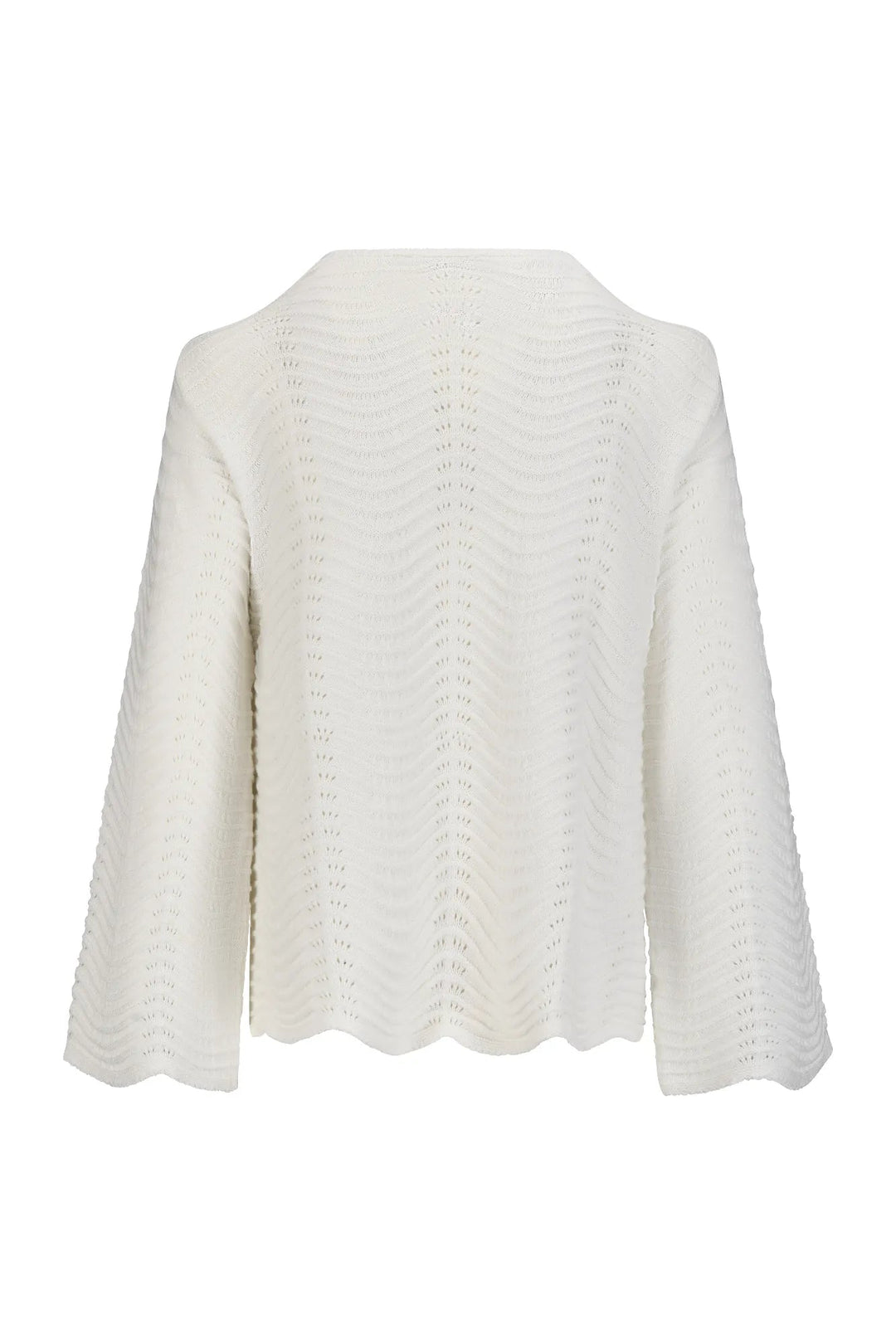 The Wave Riviera Pullover White | Genser | Smuk