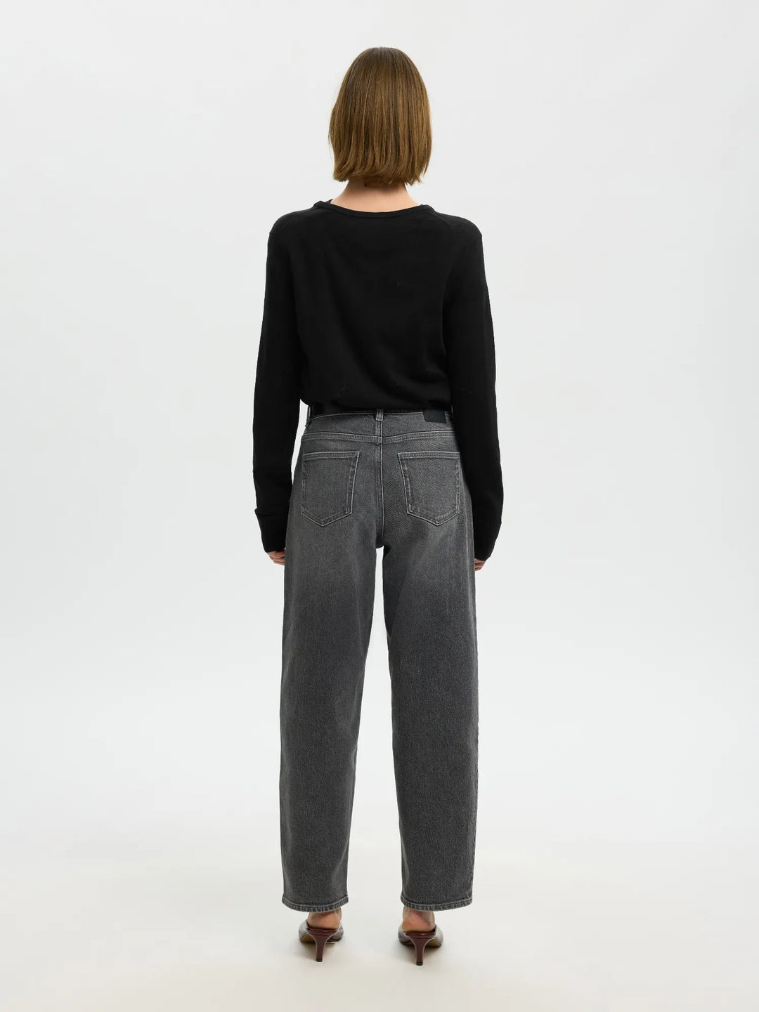 Thea Ls Knit Merino Cardigan Black | Genser | Smuk