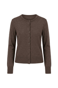 Thea Ls Knit Merino Cardigan Delicioso