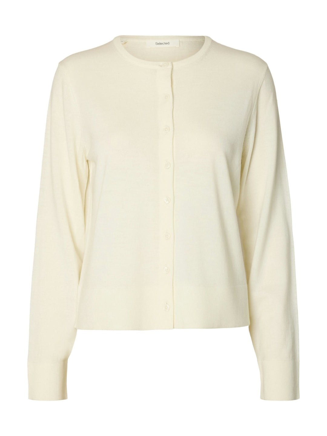 Thea Ls Knit Merino Cardigan Egret | Genser | Smuk