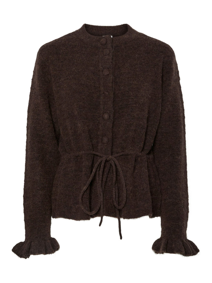 Thellis Ls Knit Cardigan Hot Fudge | Genser | Smuk - Dameklær på nett