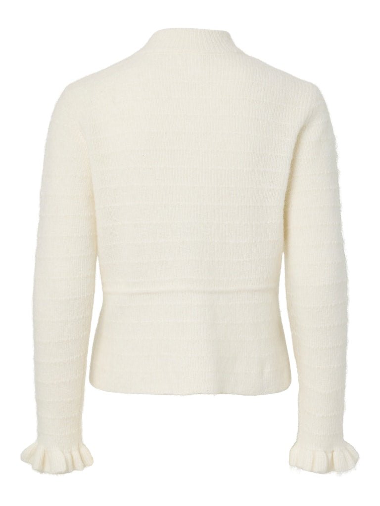 Thellis Ls Knit Cardigan Star White | Genser | Smuk - Dameklær på nett