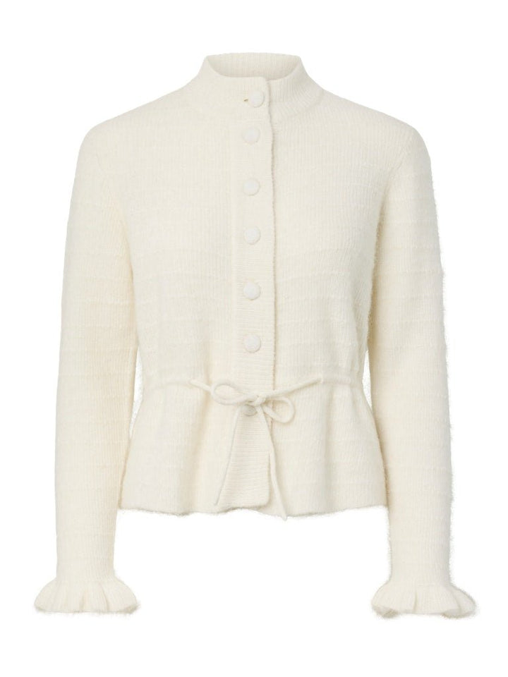 Thellis Ls Knit Cardigan Star White | Genser | Smuk - Dameklær på nett