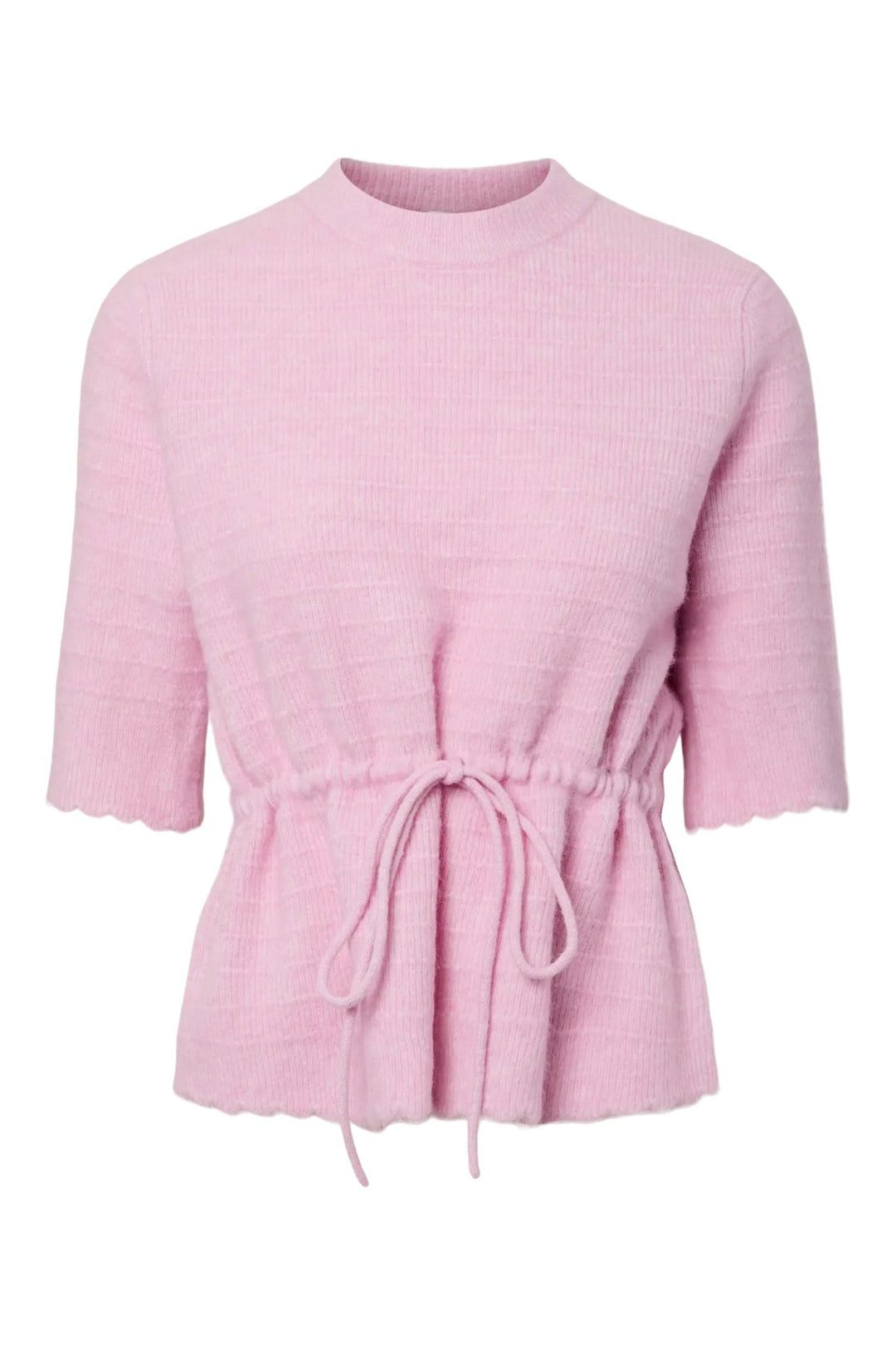 Thellis Ss Knit Pullover Pink Lady | Genser | Smuk