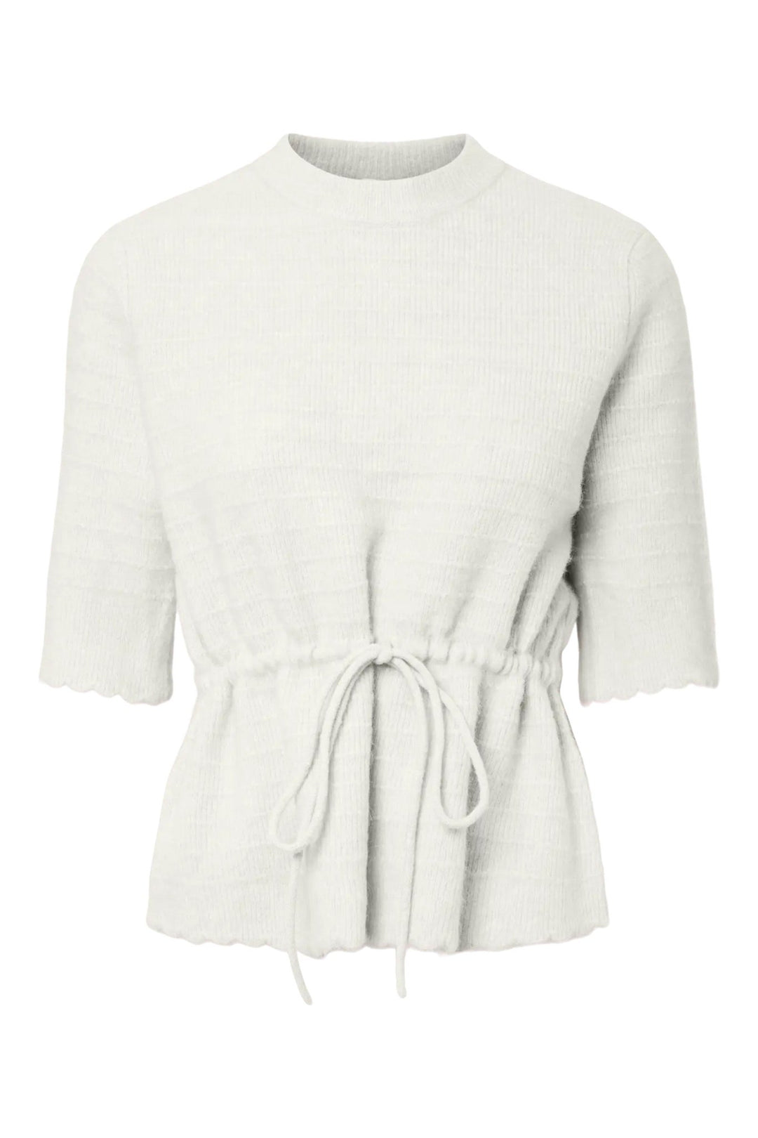 Thellis Ss Knit Pullover Star White | Genser | Smuk