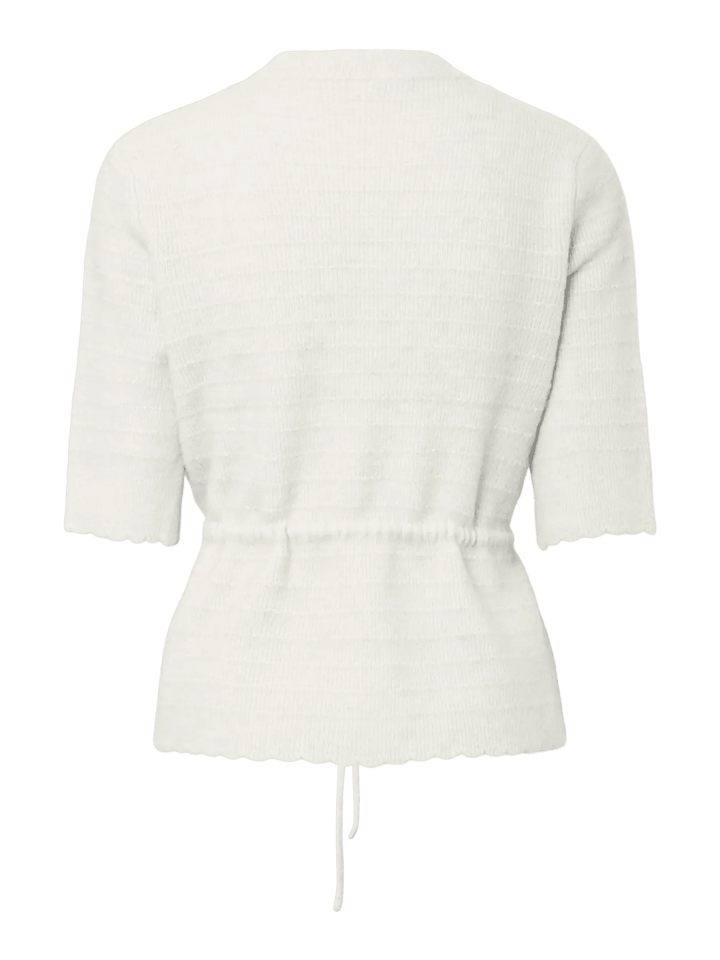 Thellis Ss Knit Pullover Star White | Genser | Smuk