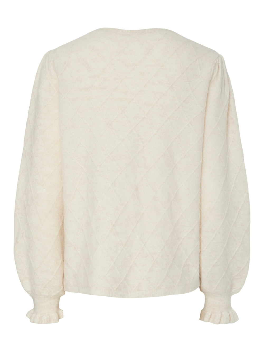 Thelma Ls Wool Blend Knit Cardigan Birch | Genser | Smuk - Dameklær på nett