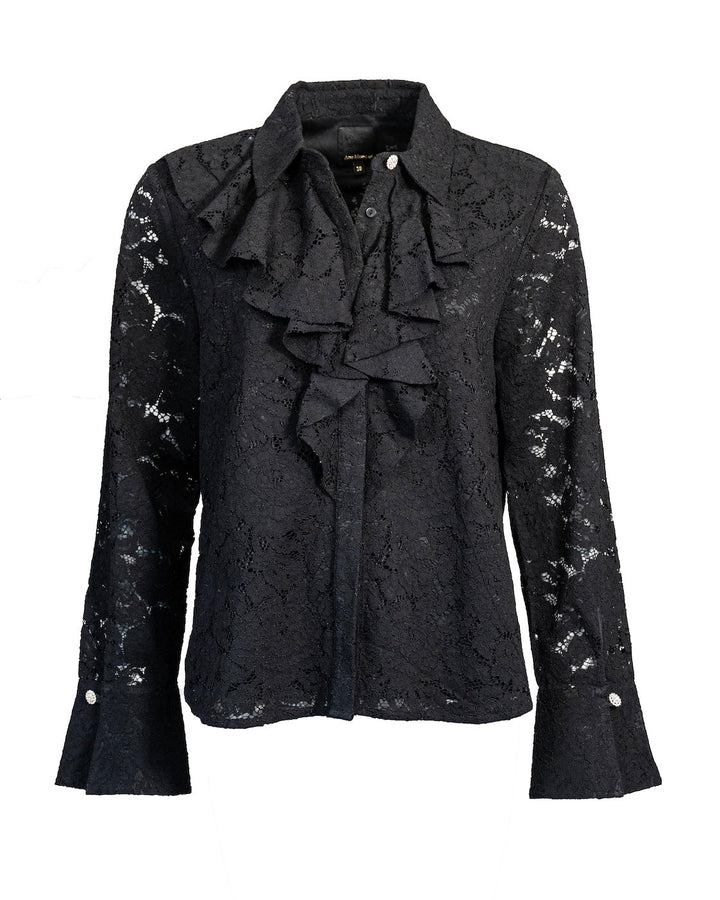 Tiana Blouse Black | Skjorter og bluser | Smuk - Dameklær på nett