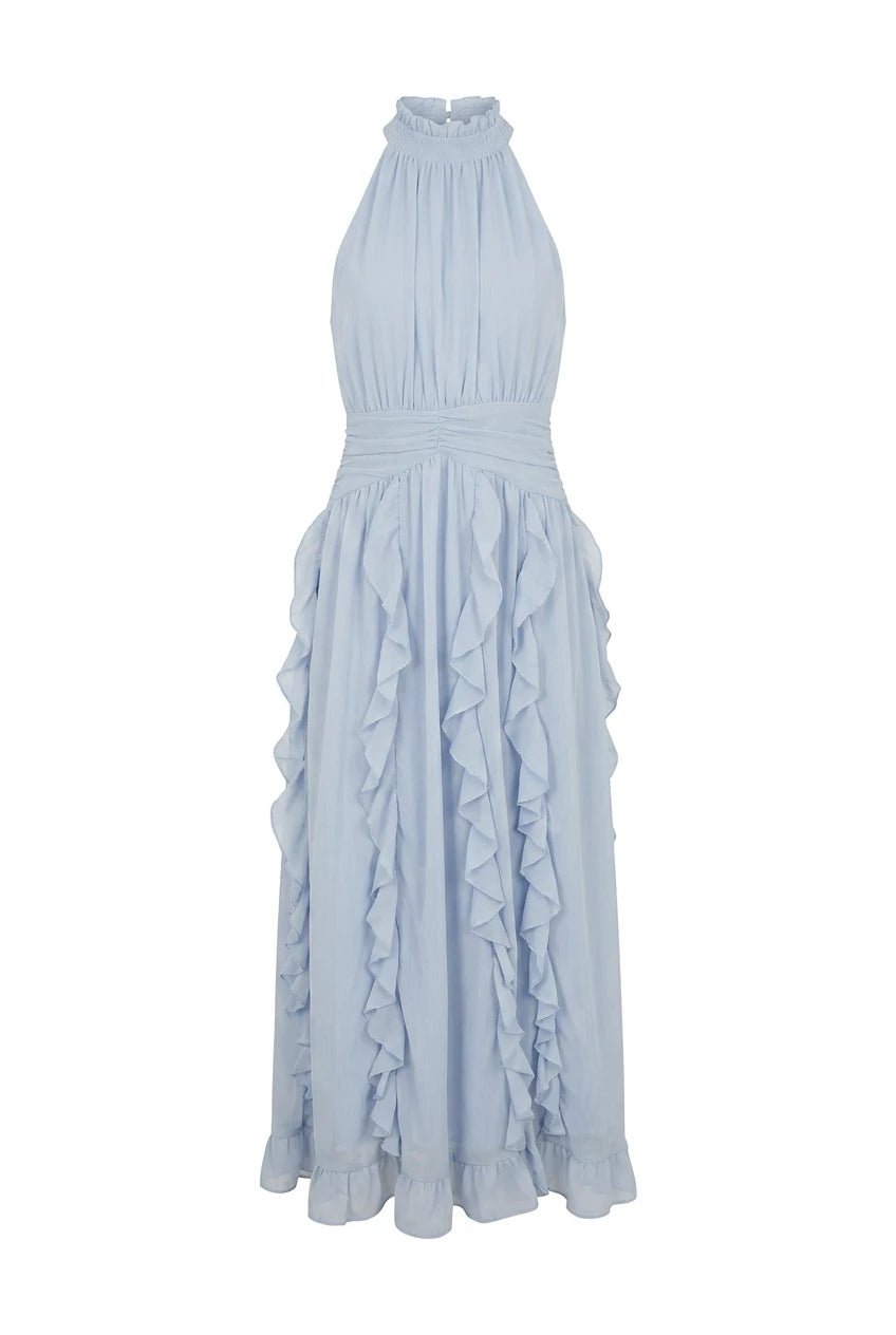Tiana Maxi Dress Blue | Kjoler | Smuk