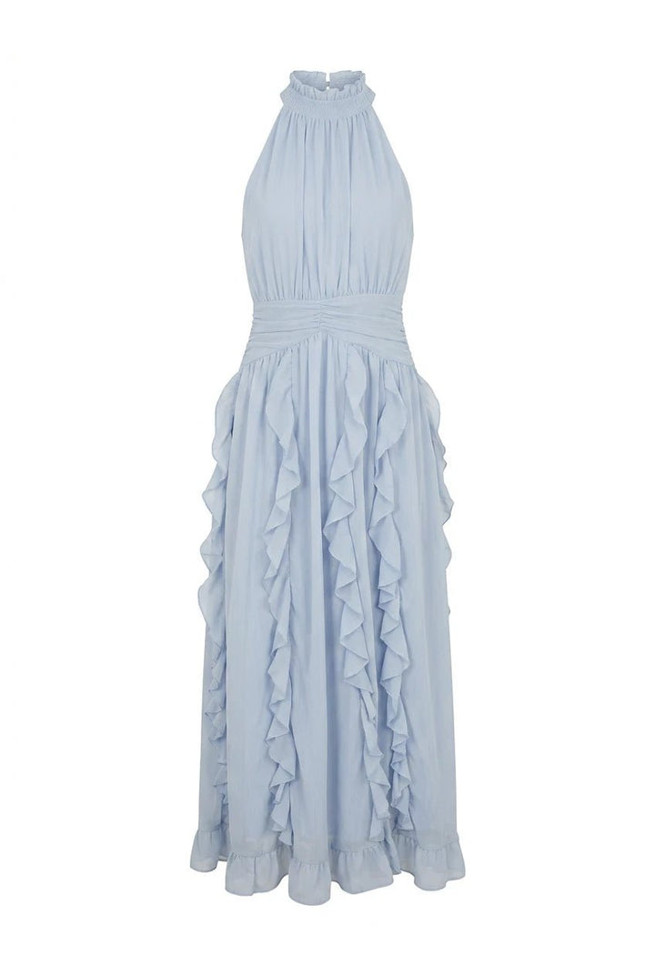 Tiana Maxi Dress Blue | Kjoler | Smuk