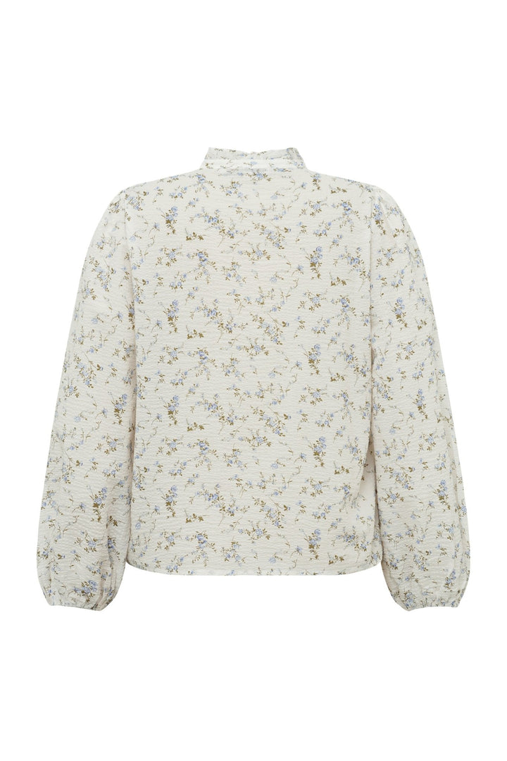 Tiffany New Shirt Off White/Blue | Skjorter og bluser | Smuk