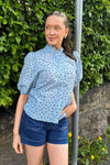 Tiffany Short Sleeve Shirt Blue/Navy