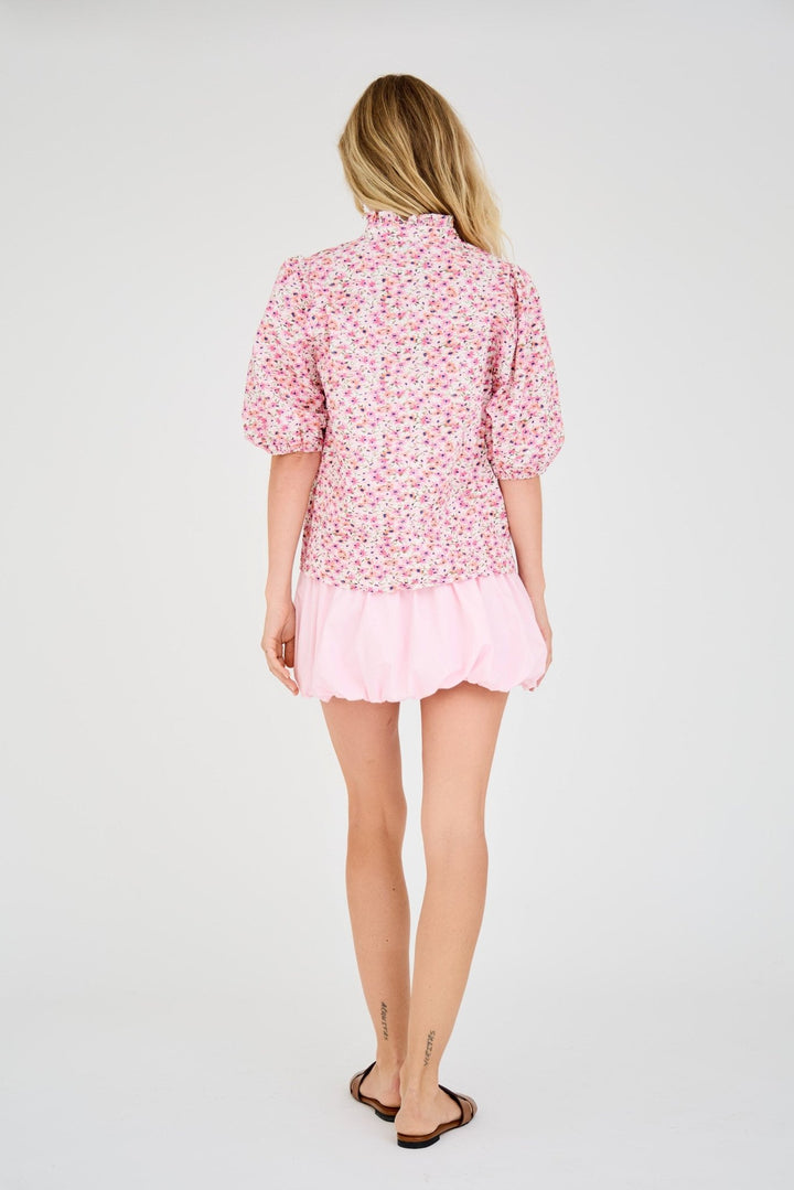 Tiffany Short Sleeve Shirt Rose/Pink | Skjorter og bluser | Smuk - Dameklær på nett