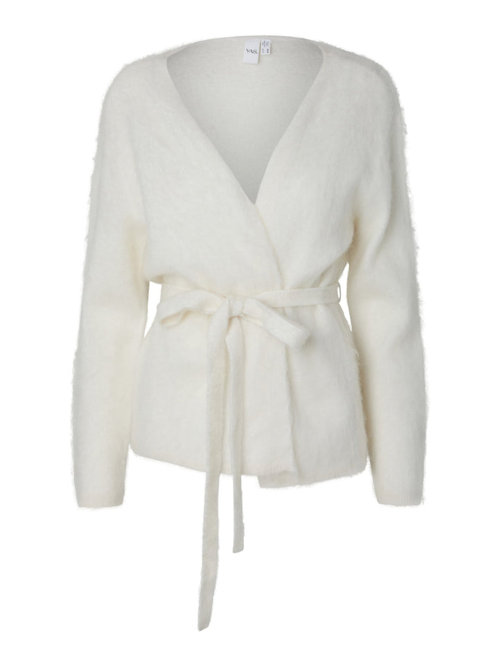 Tilde Ls Belt Knit Cardigan Star White | Genser | Smuk