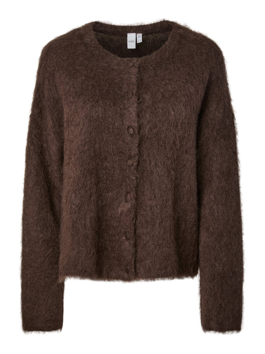 Tilde Ls Mohair Blend Cardigan Mole Melange | Genser | Smuk
