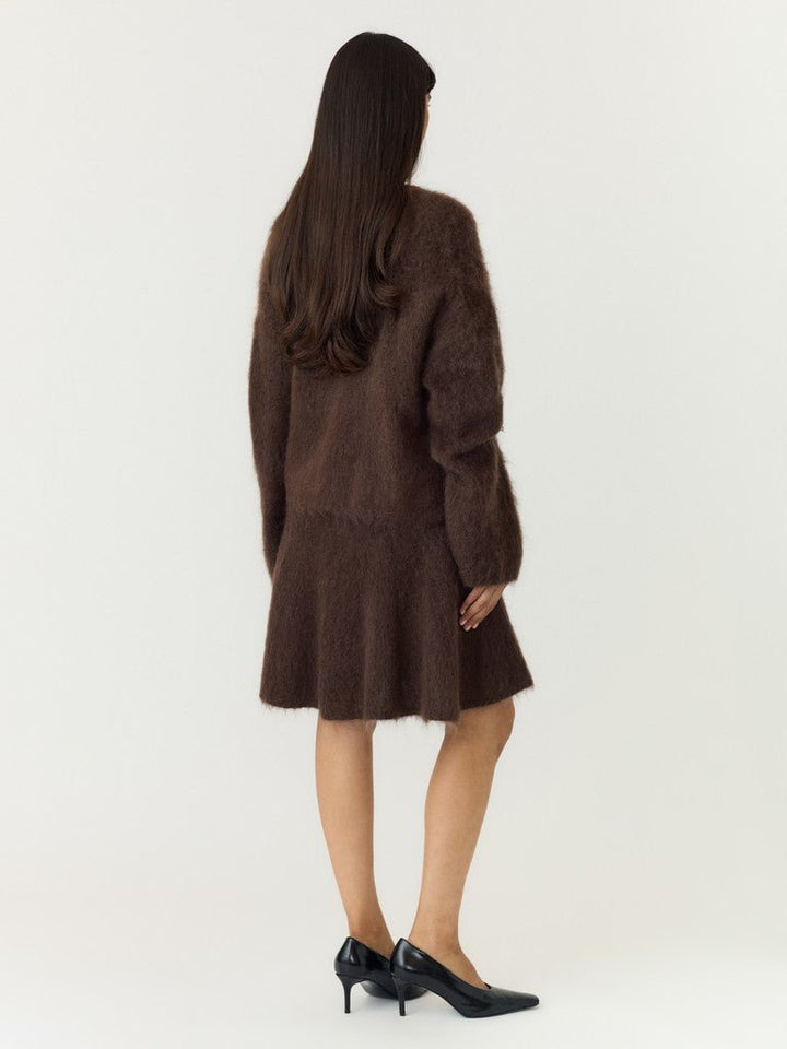 Tilde Ls Mohair Blend Pullover Mole Melange | Genser | Smuk
