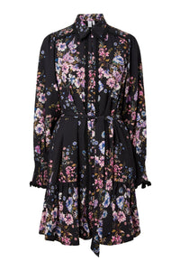 Tilera Ls Shirt Dress Black Tilly