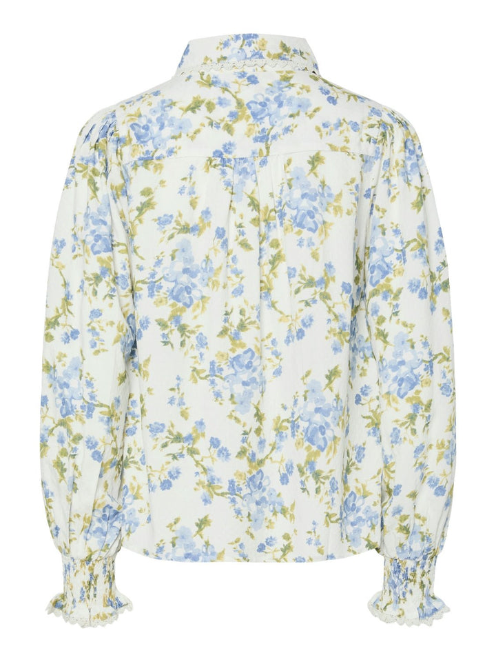 Tilera Ls Shirt Star White Sumelli | Skjorter og bluser | Smuk - Dameklær på nett
