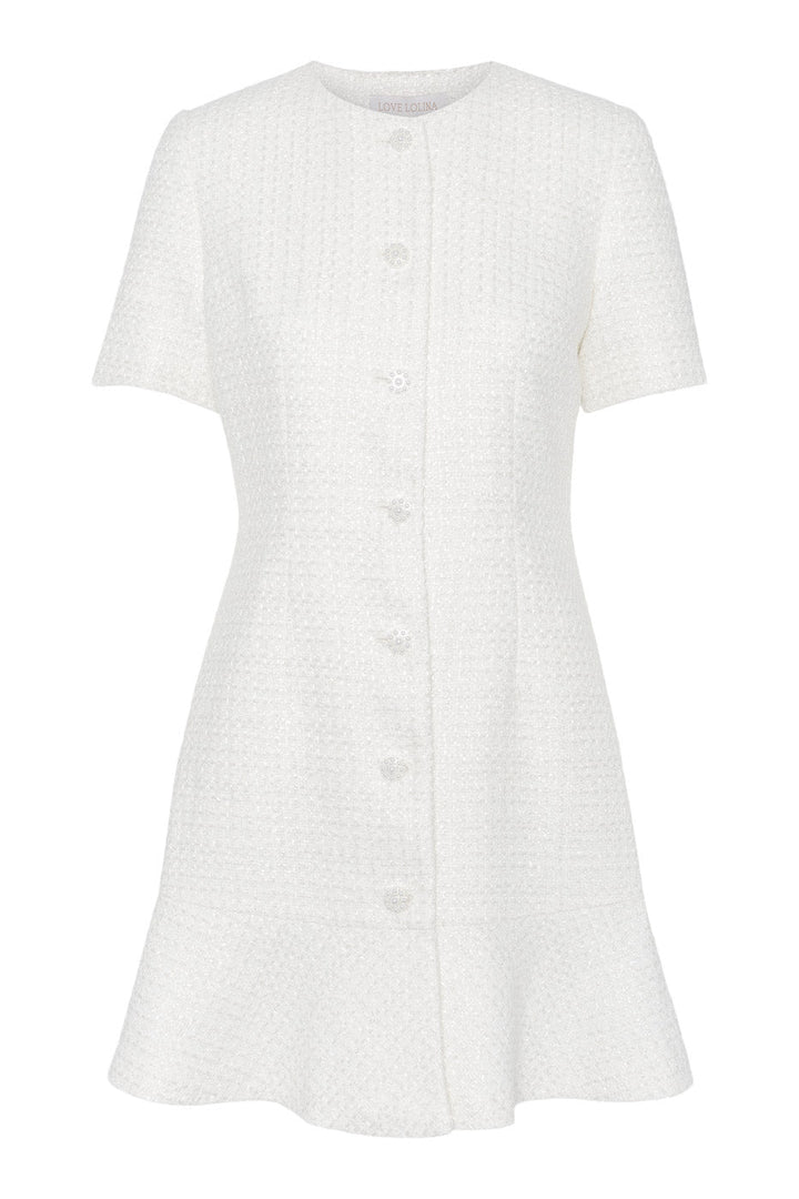Tilly Mini Dress White | Kjoler | Smuk