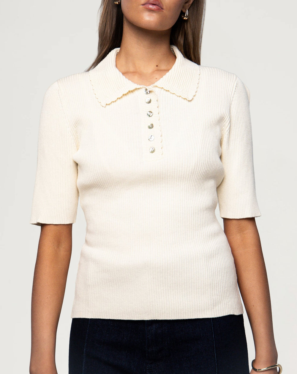 Tina Tee Cream | Topper | Smuk