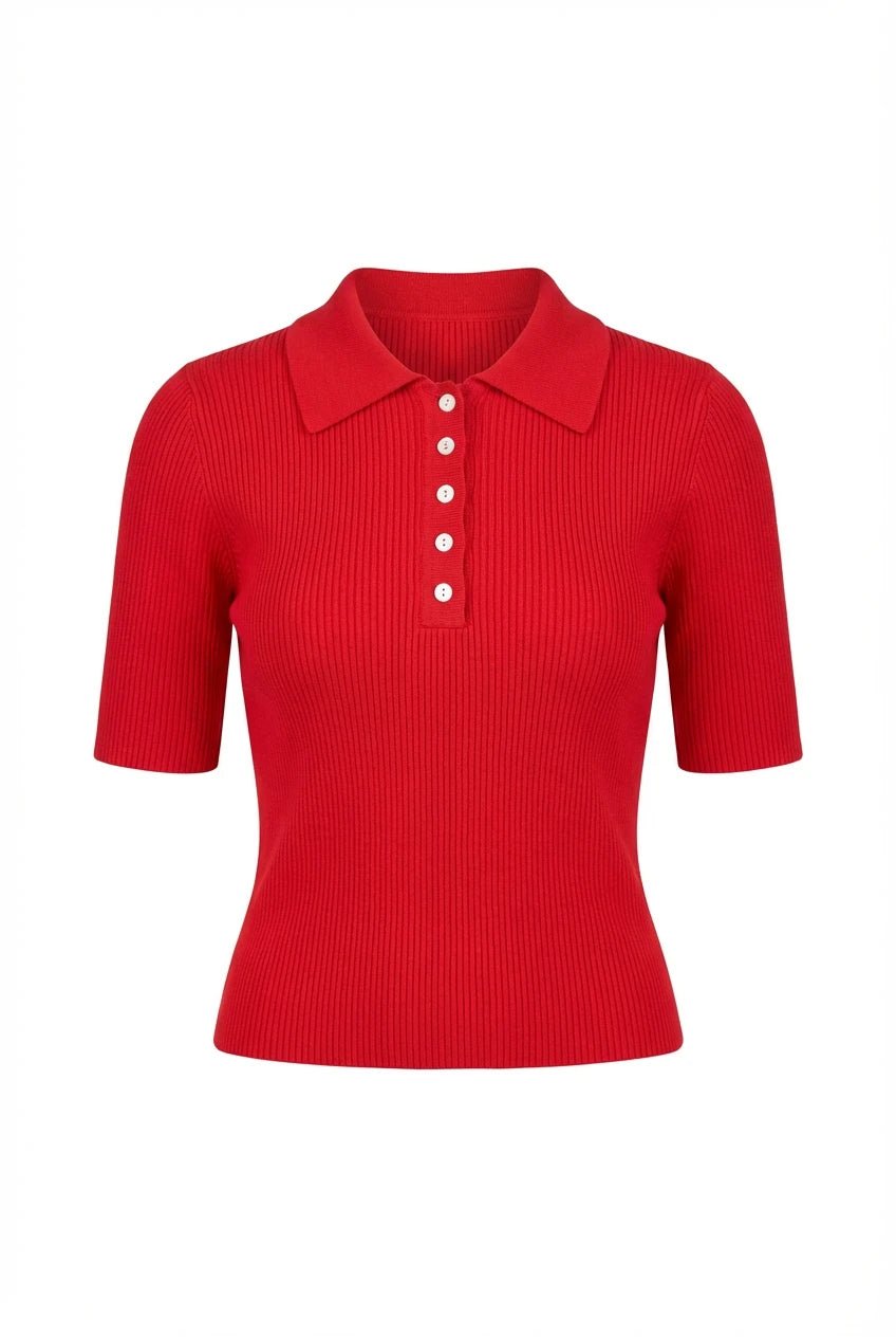 Tina Tee Hot Red | Topper | Smuk