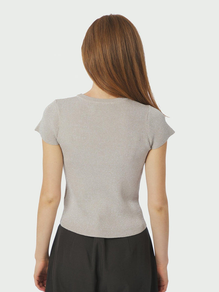 Tirra Glitter Top Sand | Topper | Smuk