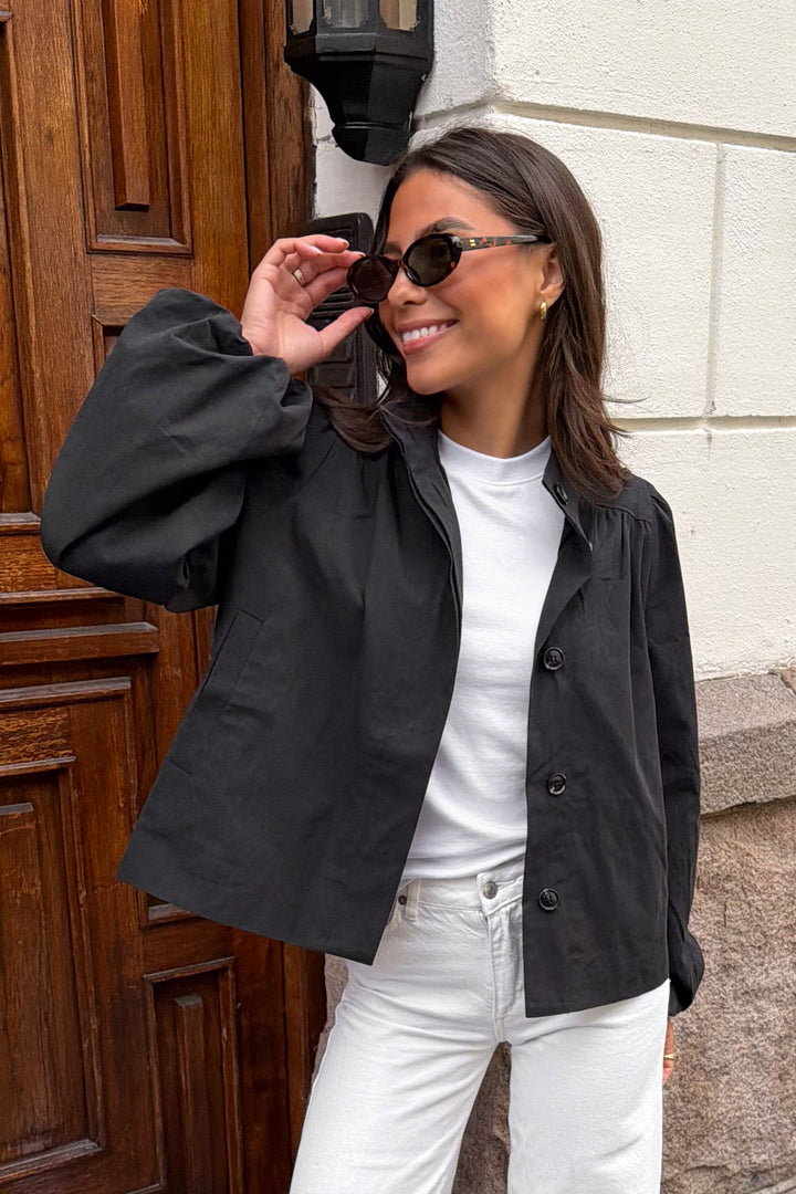 Tirsa Twill Jacket Black | Yttertøy | Smuk