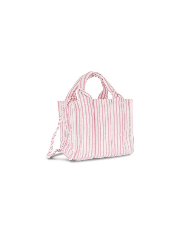 Tote Bag Small Pink Stripe | Accessories | Smuk