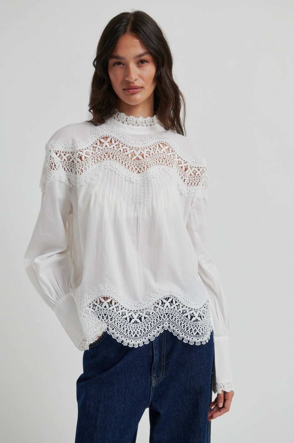 Tria Blouse Tofu | Skjorter og bluser | Smuk