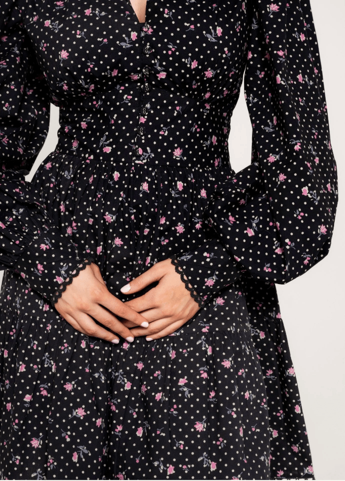 Tripti Dress Polka Bloom | Kjoler | Smuk
