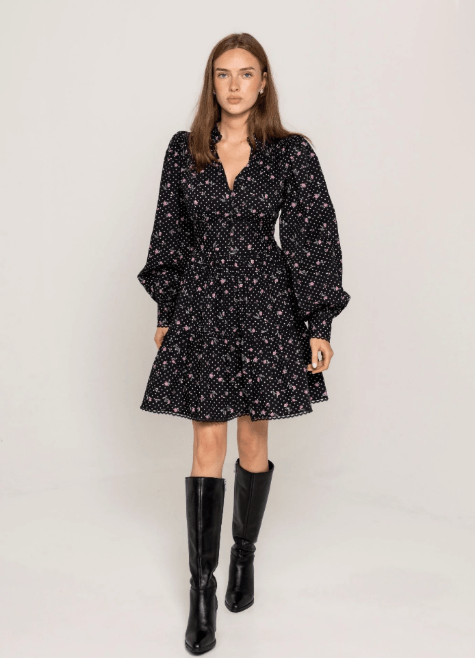 Tripti Dress Polka Bloom | Kjoler | Smuk
