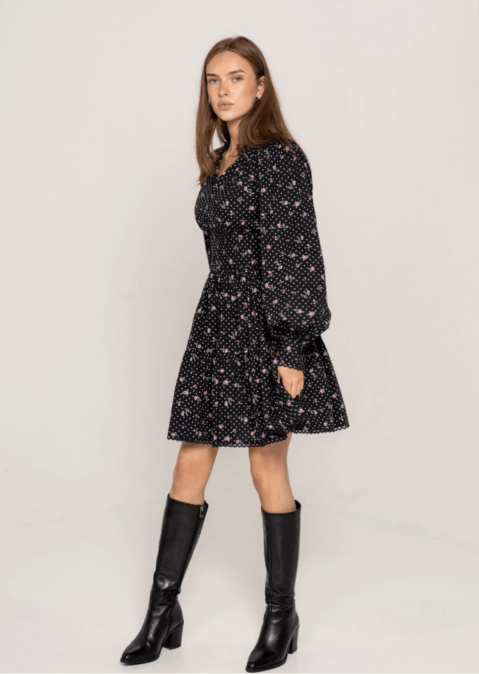Tripti Dress Polka Bloom | Kjoler | Smuk
