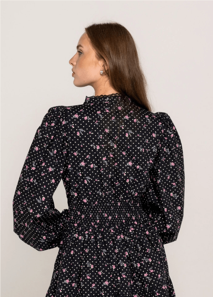 Tripti Dress Polka Bloom | Kjoler | Smuk