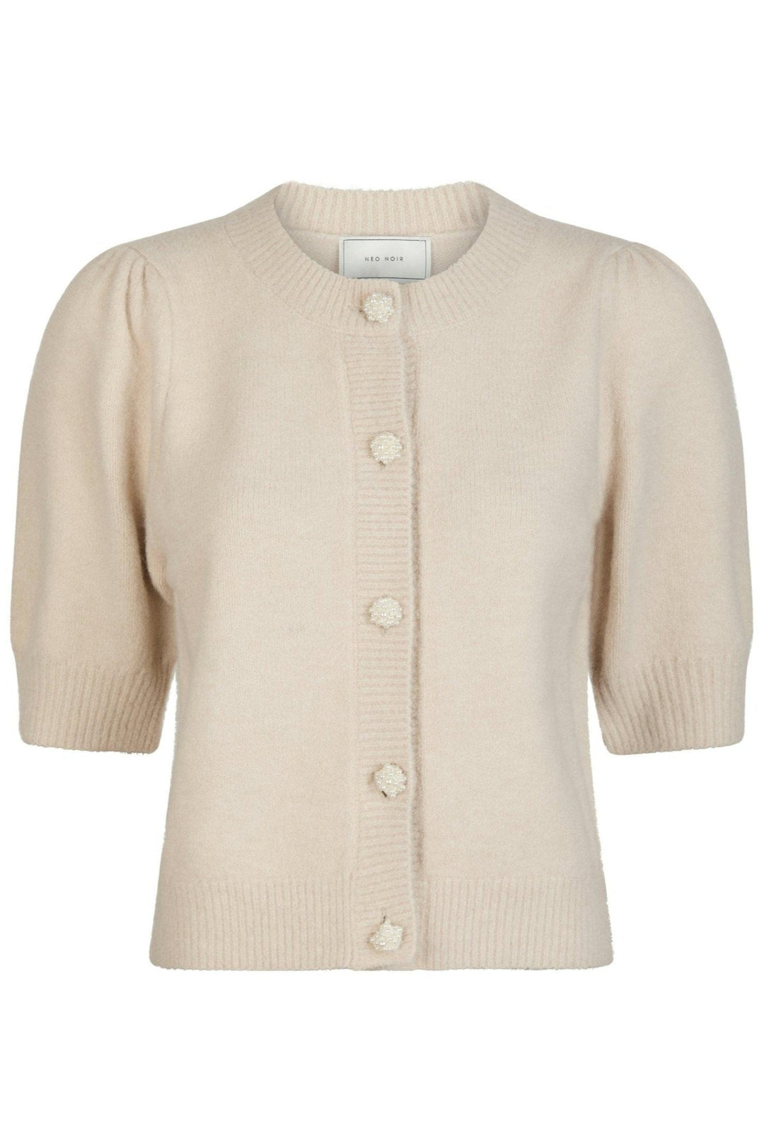 Trudy Deco Knit Cardigan Ivory | Genser | Smuk - Dameklær på nett