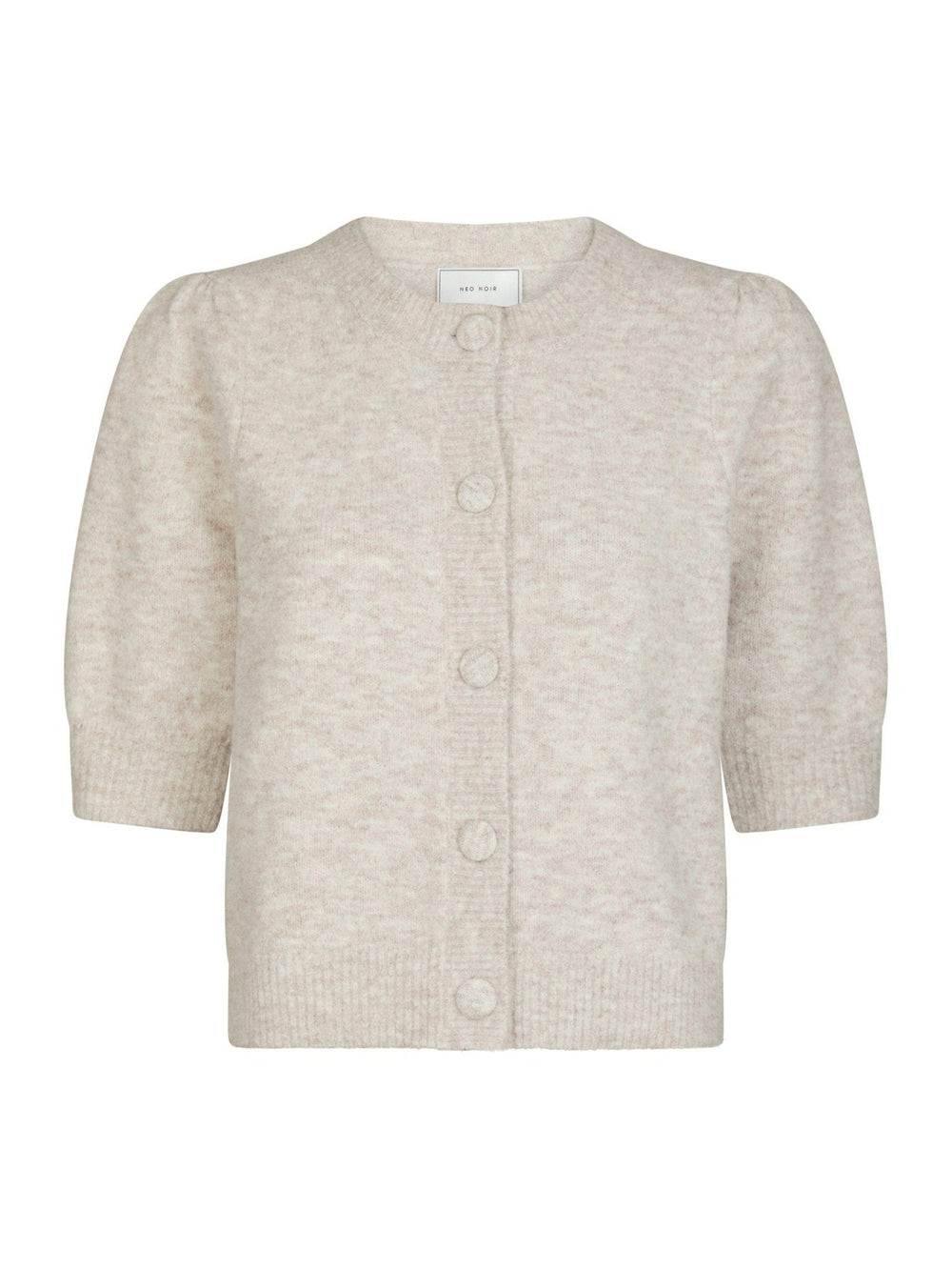Trudy Knit Cardigan Beige Melange | Genser | Smuk - Dameklær på nett