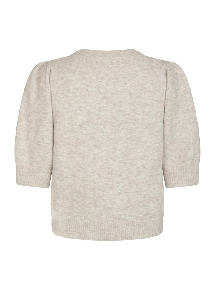 Trudy Knit Cardigan Beige Melange | Genser | Smuk - Dameklær på nett