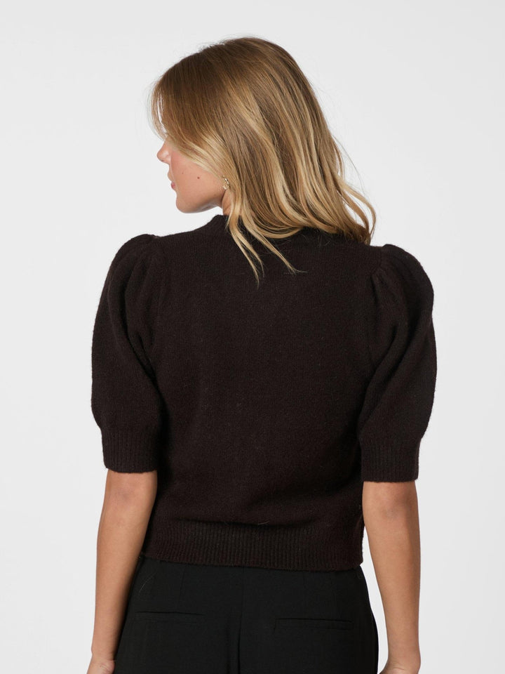 Trudy Knit Cardigan Dark Brown | Genser | Smuk - Dameklær på nett