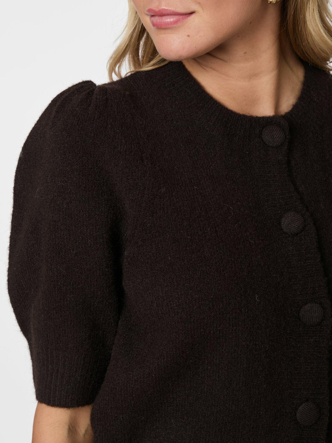 Trudy Knit Cardigan Dark Brown | Genser | Smuk - Dameklær på nett