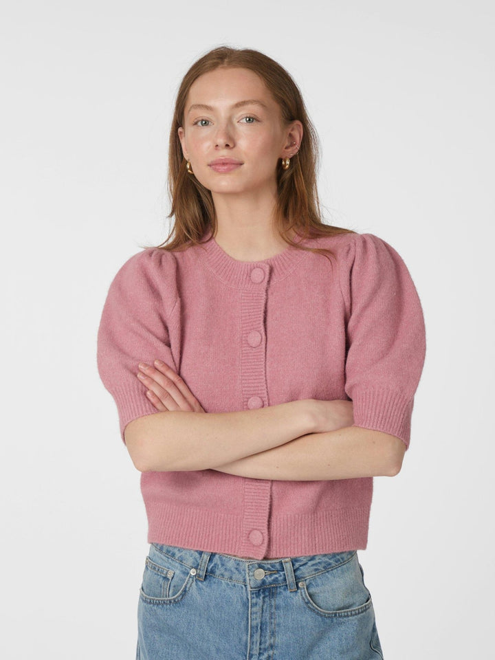 Trudy Knit Cardigan Rose | Genser | Smuk - Dameklær på nett