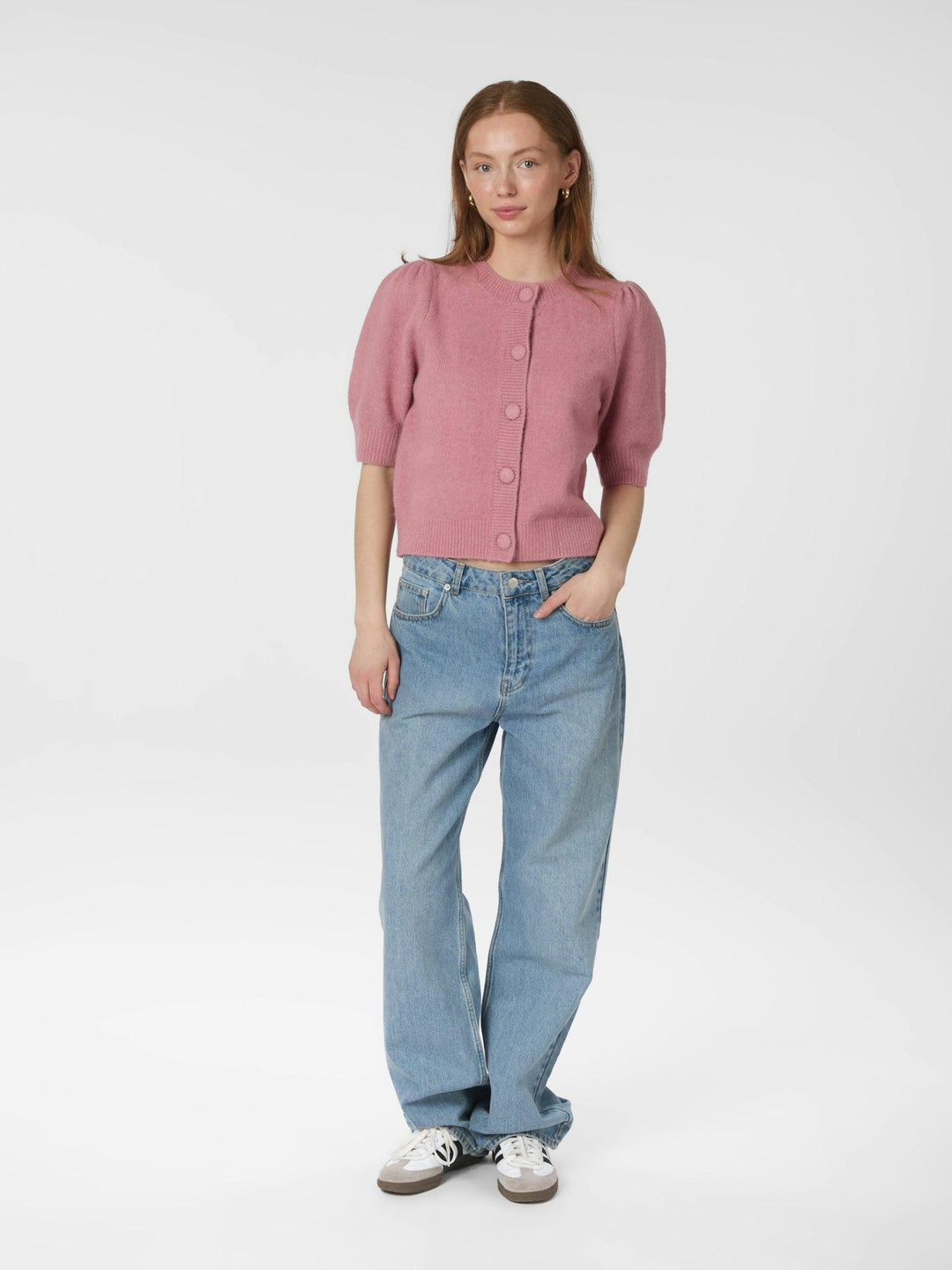 Trudy Knit Cardigan Rose | Genser | Smuk - Dameklær på nett