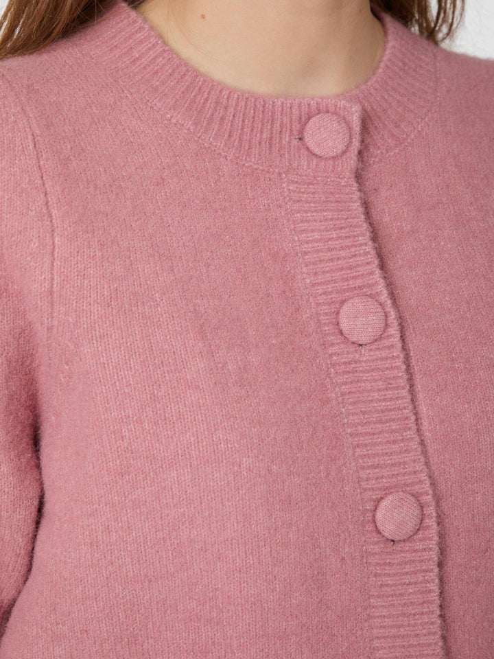 Trudy Knit Cardigan Rose | Genser | Smuk - Dameklær på nett