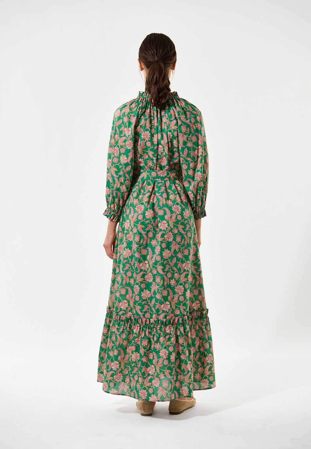 Tusneldadea Ns Dress Paisley Green | Kjoler | Smuk