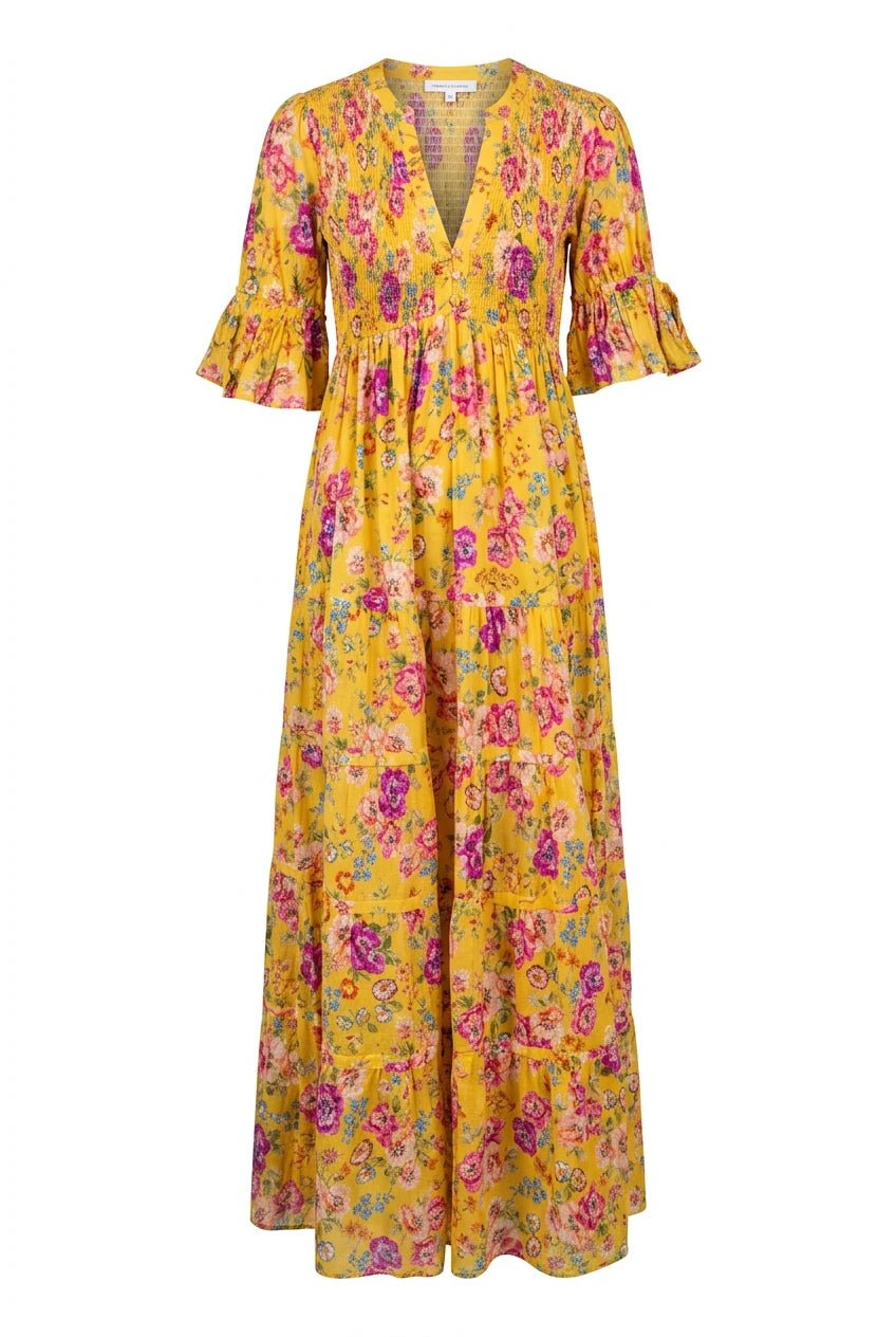 Twisted Maxi Dress Daylight Blossom | Kjoler | Smuk