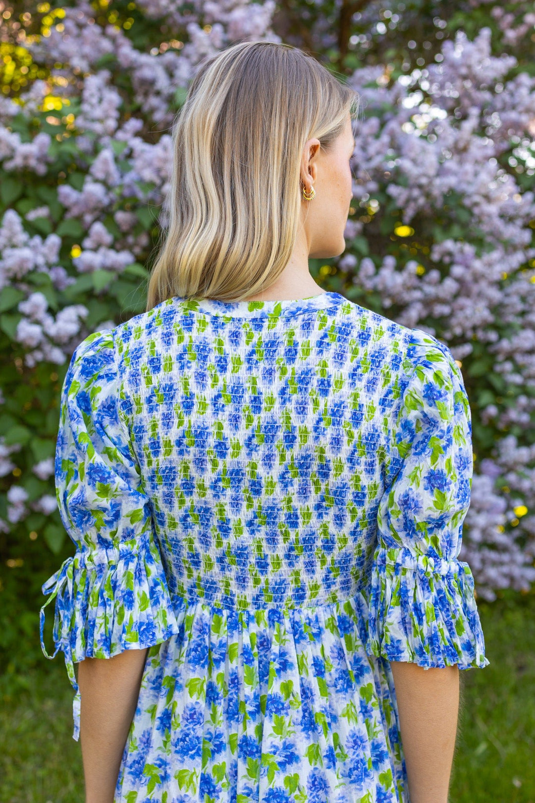 Twisted Maxi Dress Peonies | Kjoler | Smuk